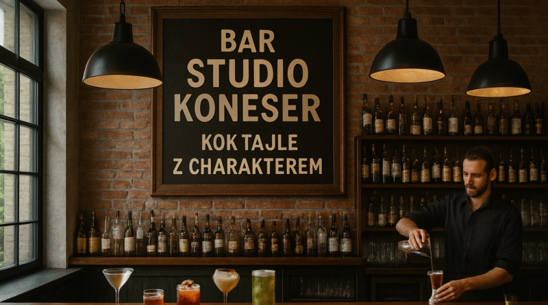 Bar Studio Koneser – Koktajle z charakterem. Dlaczego warto tu zajrzeć?